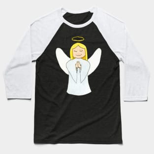 Christmas Angel Baseball T-Shirt